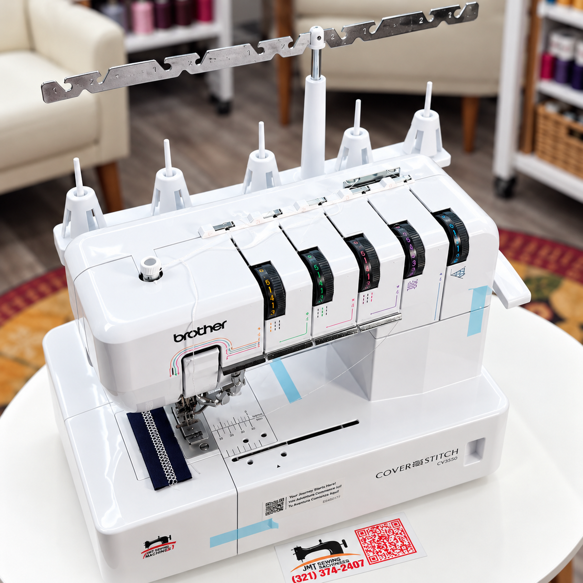 Brother® CV3550 Double-Sided Coverstitch Sewing Machine