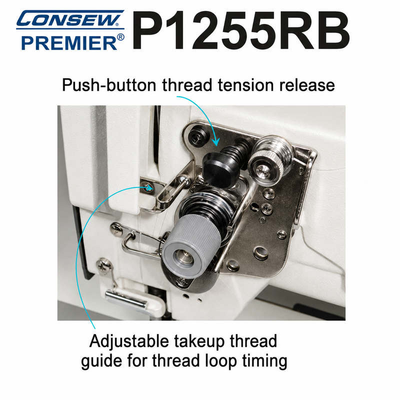 CONSEW® P1255RB-1 — Heavy-Duty Walking Foot Lockstitch