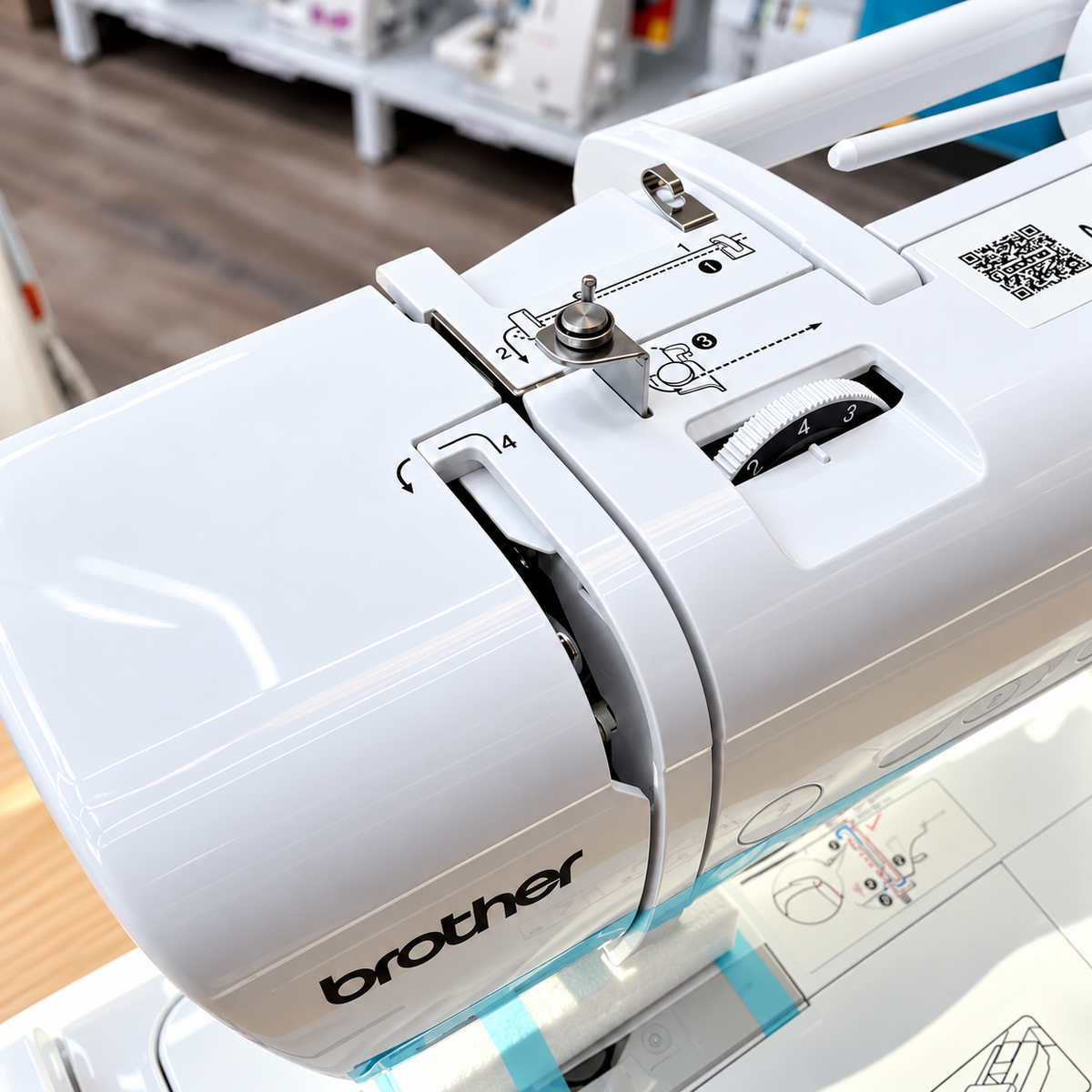 Brother® PE545 Computerized Embroidery Machine Home.