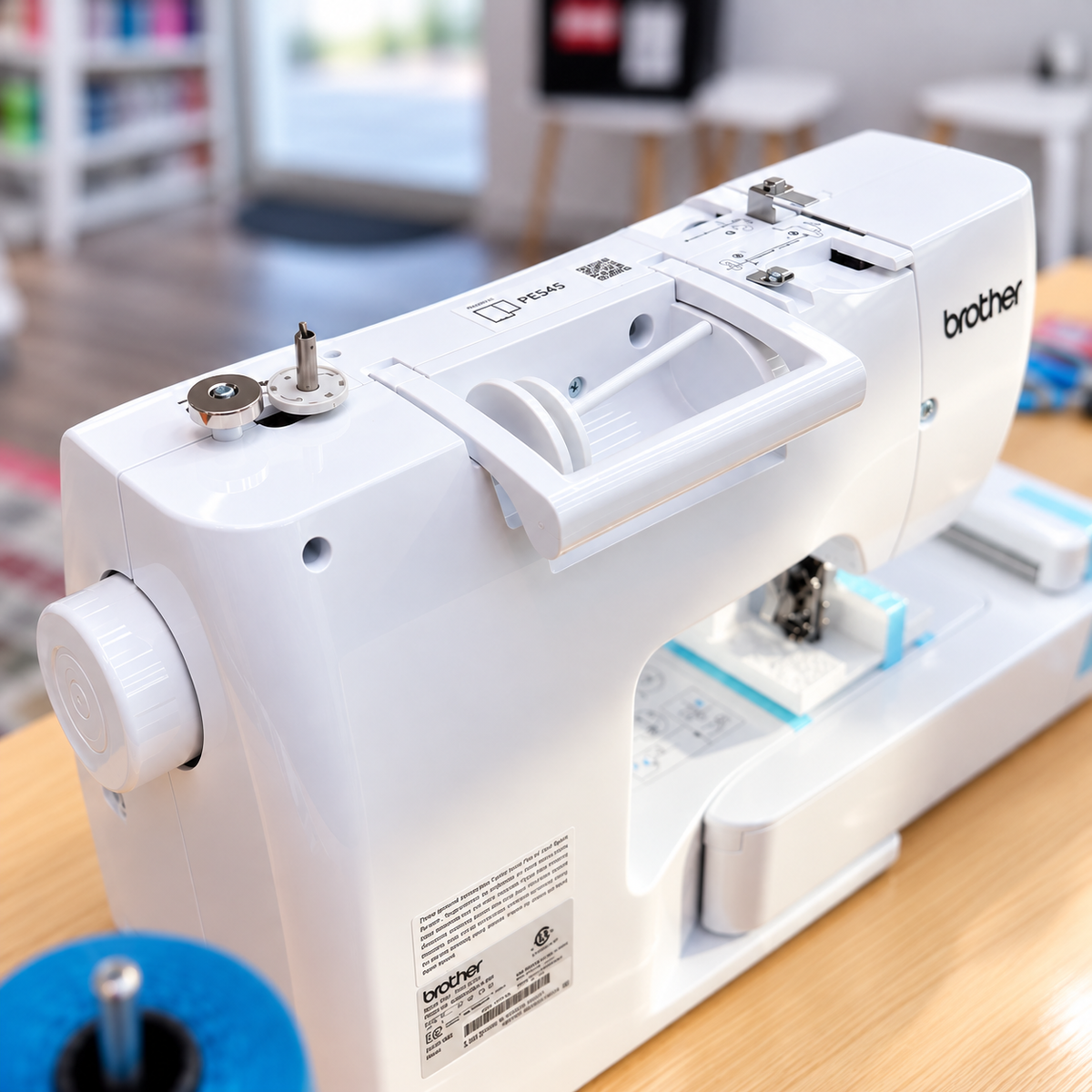 Brother® PE545 Computerized Embroidery Machine Home.