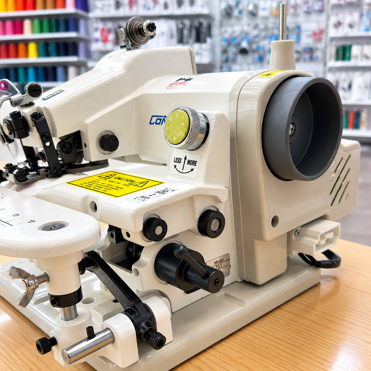 CONSEW® 75T Portable • Single Thread Chainstitch • Skip &amp; Non-Skip Stitch