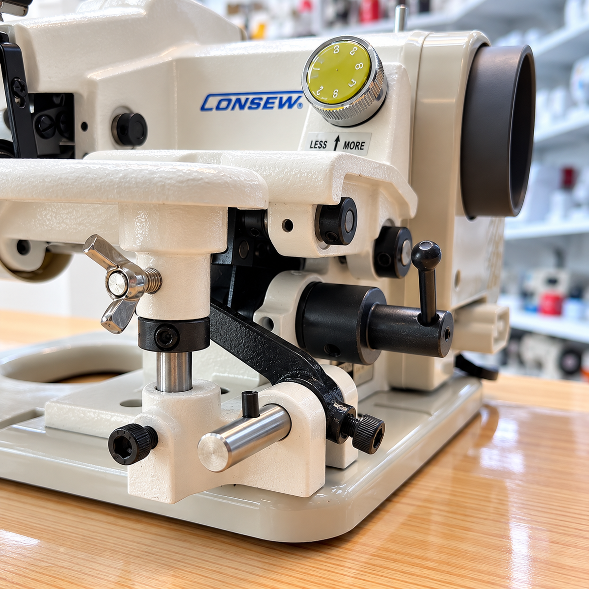 CONSEW® 75T Portable • Single Thread Chainstitch • Skip &amp; Non-Skip Stitch