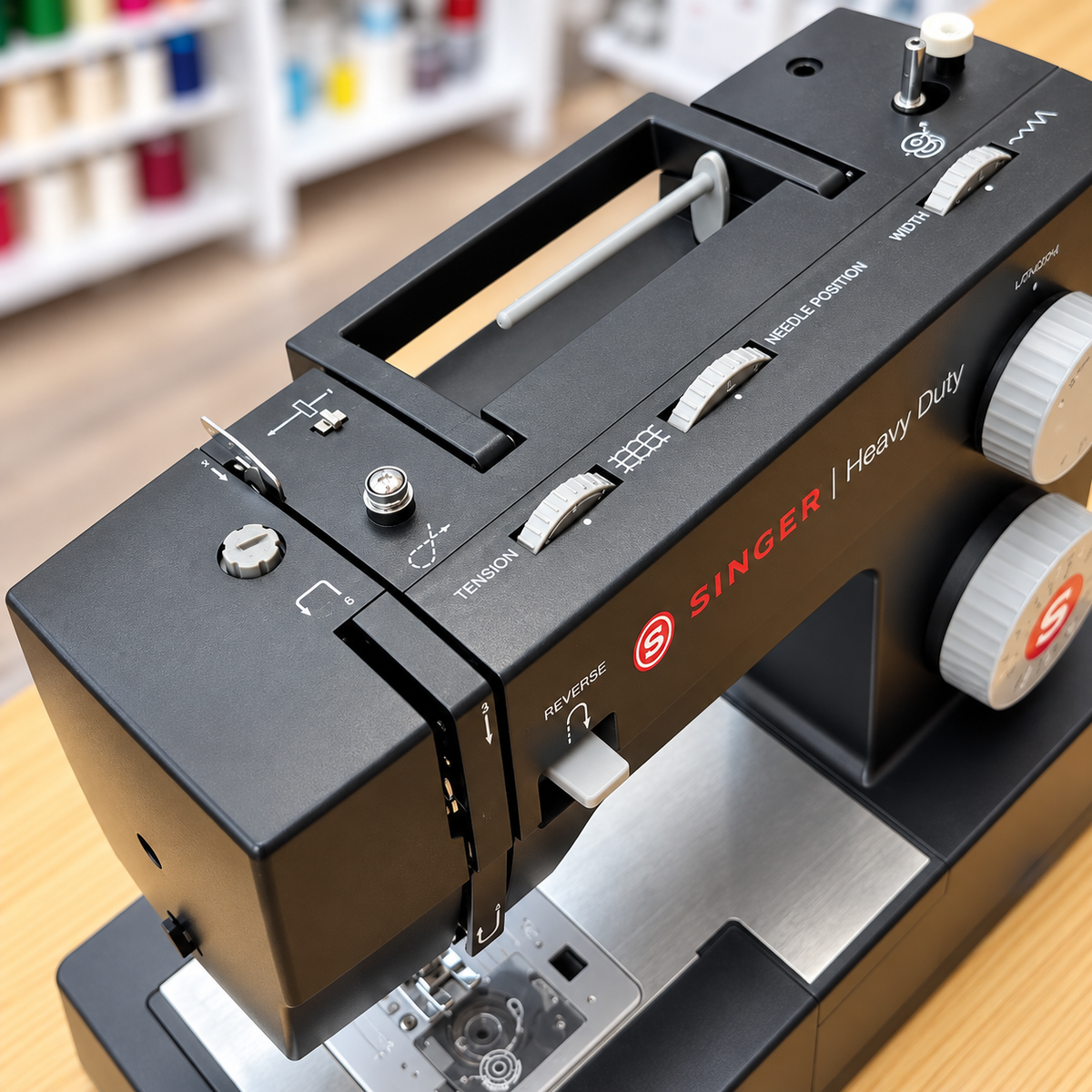 SINGER® Heavy Duty 4432 Black Sewing Machine – Special Edition