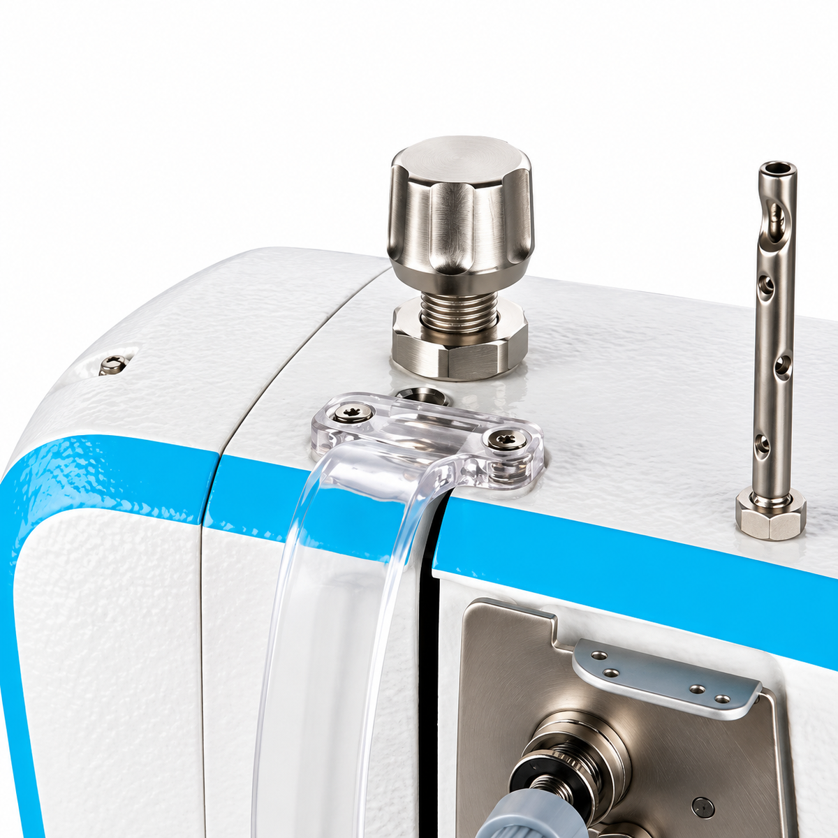 JACK® JK-S7-91-T Single Needle Post-Bed Triple Feed Industrial Lockstitch Sewing Machine – Complete with Table & Stand