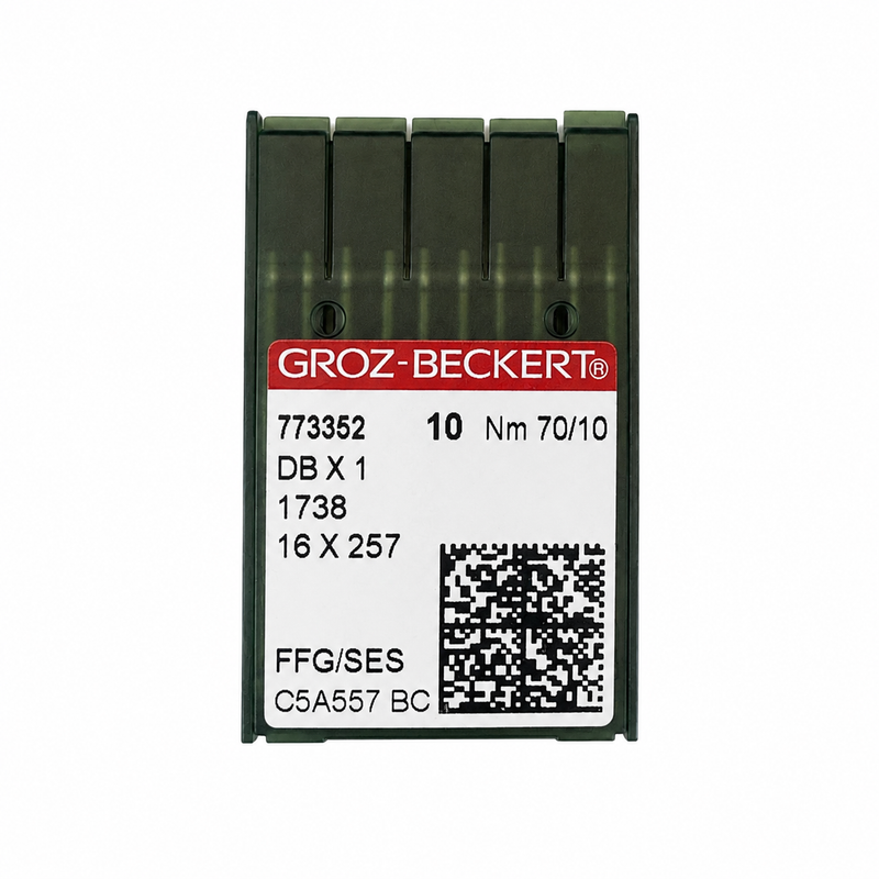 NEEDLES GROZ-BECKERT DBX1 - 1738- 16X257 - (1PK - 10 NEEDLES)