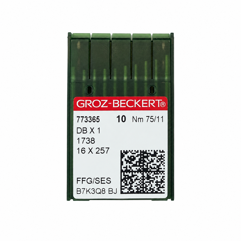 NEEDLES GROZ-BECKERT DBX1 - 1738- 16X257 - (1PK - 10 NEEDLES)