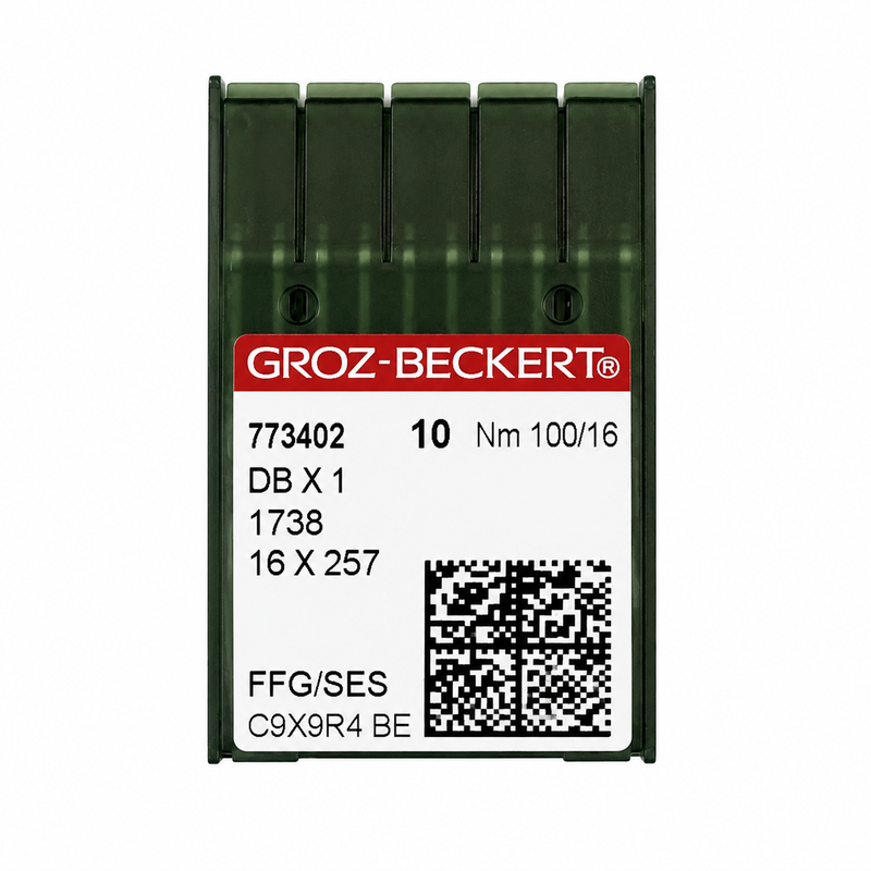 NEEDLES GROZ-BECKERT DBX1 - 1738- 16X257 - (1PK - 10 NEEDLES)