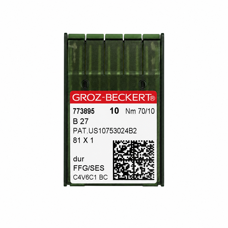 NEEDLES GROZ-BECKERT B-27 - 81 X 1 DC X 27 (1PK - 10 NEEDLES)