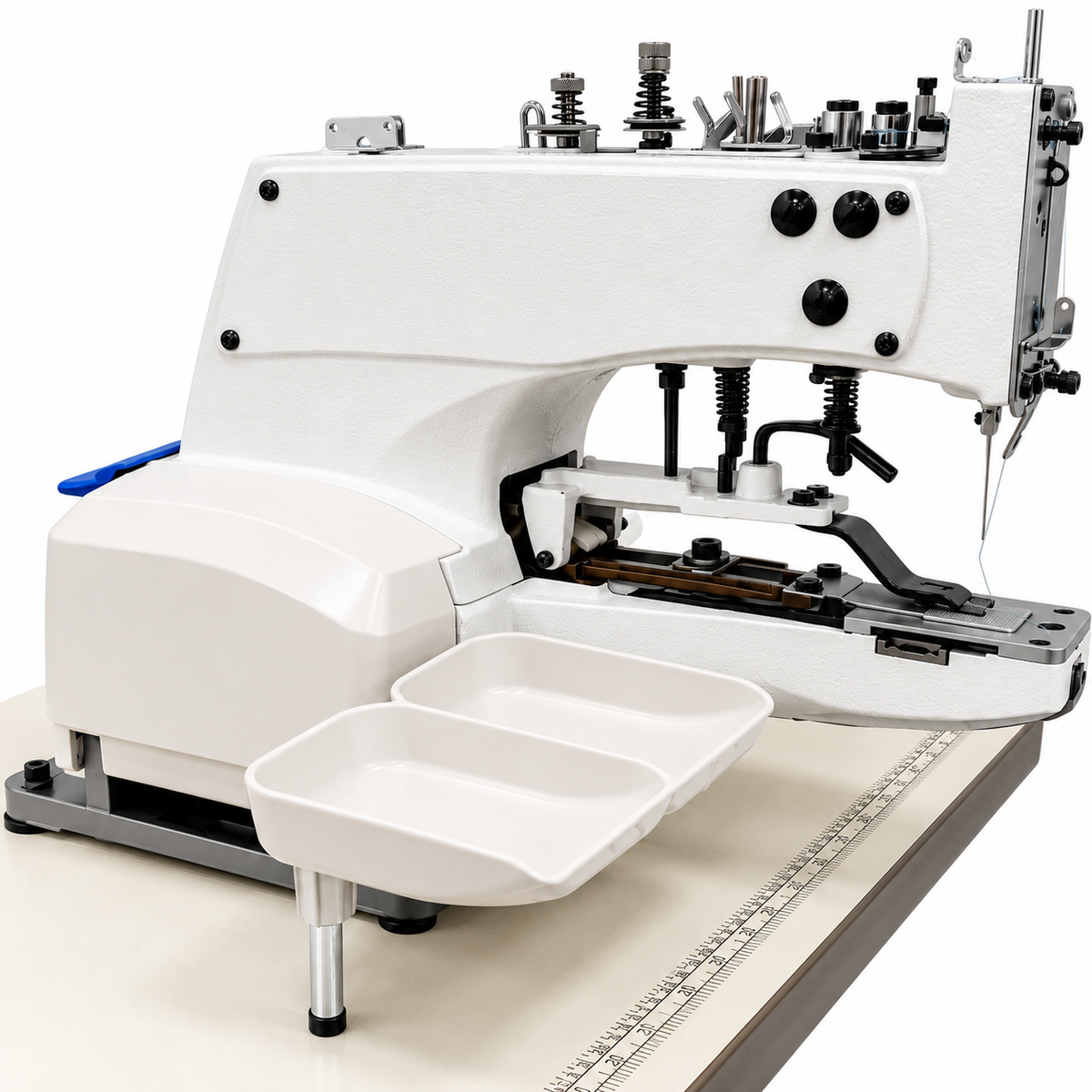 CONSEW® 241-1TKX Industrial Sewing Machine – Complete with Table & Stand