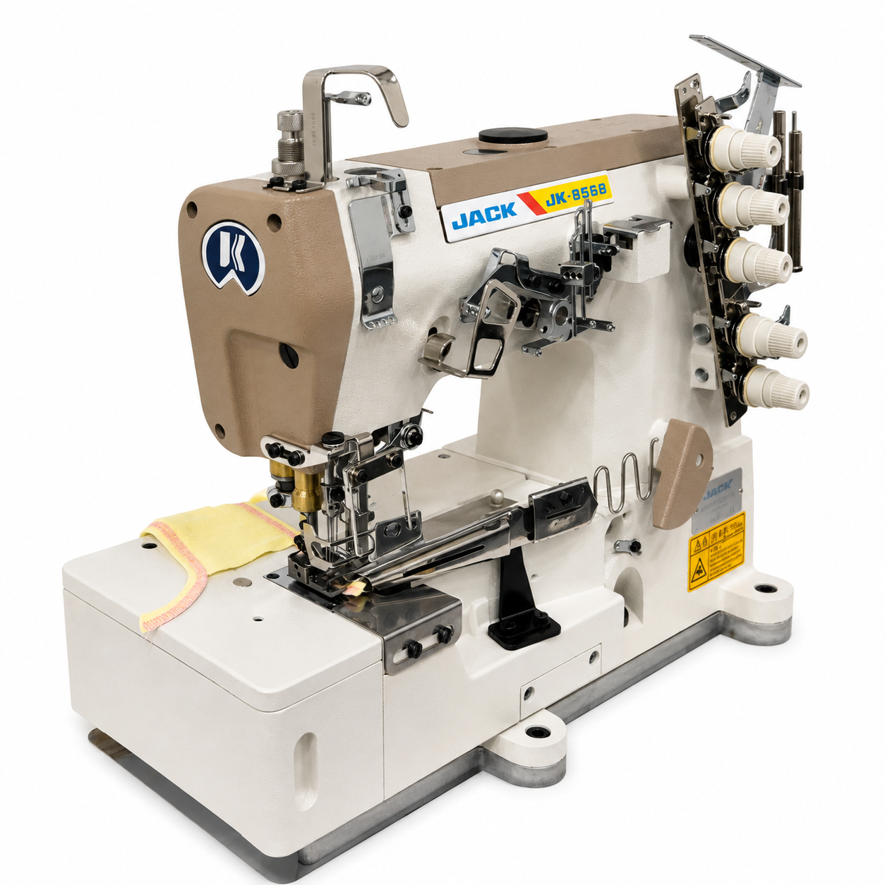 JACK® JK-8568-02BBX356 - Industrial Flatbed Interlock / Coverstitch Sewing Machine