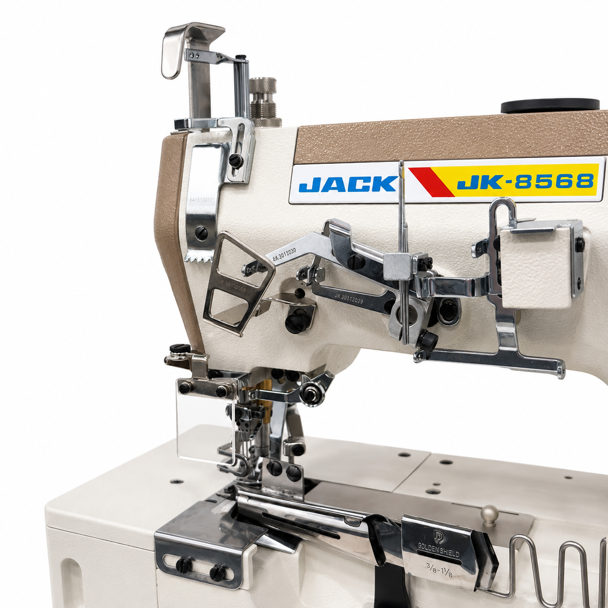 JACK® JK-8568-02BBX356 - Industrial Flatbed Interlock / Coverstitch Sewing Machine