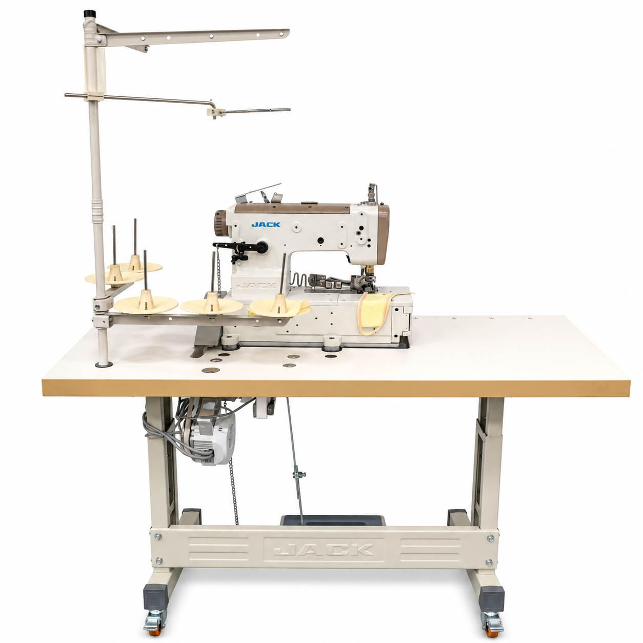JACK® JK-8568-02BBX356 - Industrial Flatbed Interlock / Coverstitch Sewing Machine