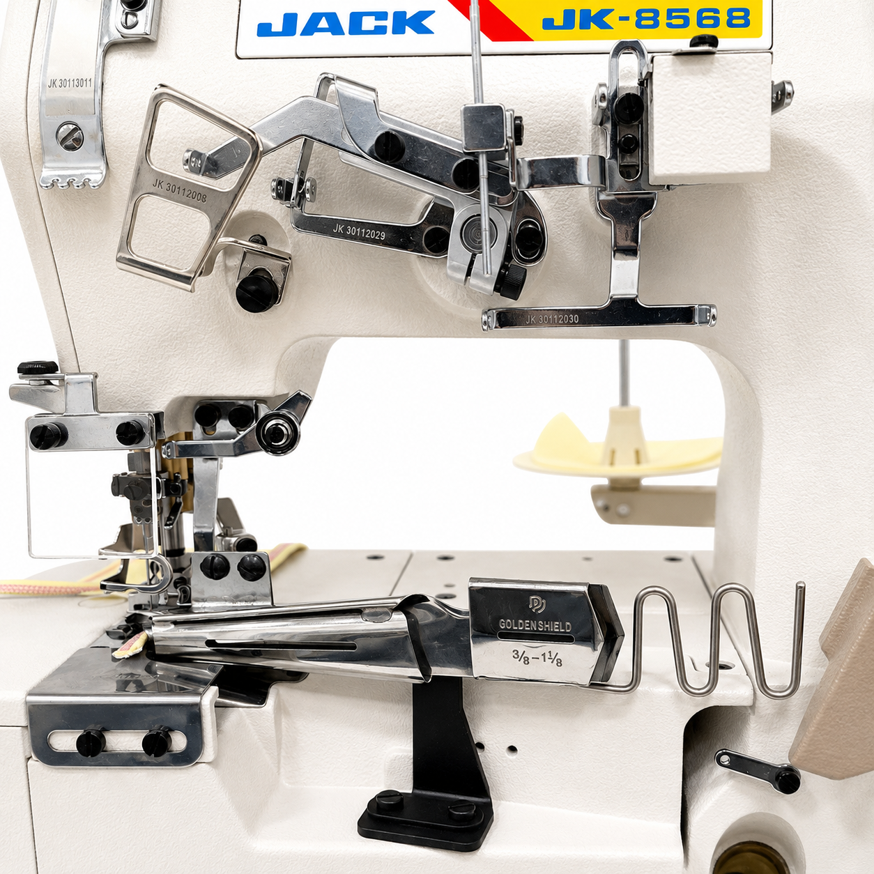 JACK® JK-8568-02BBX356 - Industrial Flatbed Interlock / Coverstitch Sewing Machine
