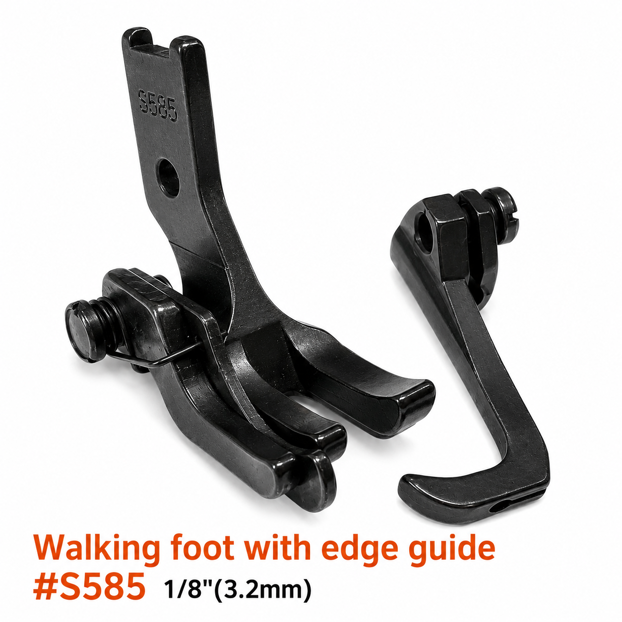 Walking foot with Right/Left edge guide #S585