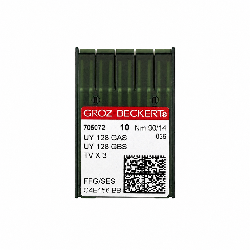 NEEDLES GROZ-BECKERT UY-128 GAS - TV X 3 (1PK - 10 NEEDLES)