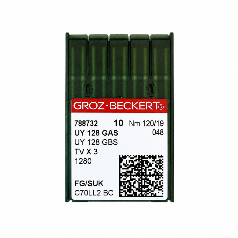 NEEDLES GROZ-BECKERT UY-128 GAS - TV X 3 (1PK - 10 NEEDLES)
