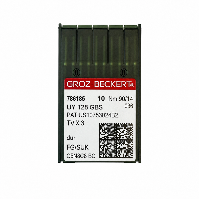 NEEDLES GROZ-BECKERT UY-128 GAS - TV X 3 (1PK - 10 NEEDLES)