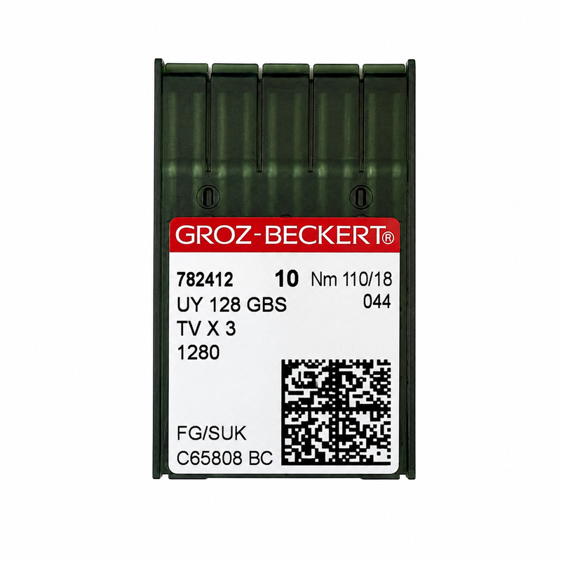 NEEDLES GROZ-BECKERT UY-128 GAS - TV X 3 (1PK - 10 NEEDLES)