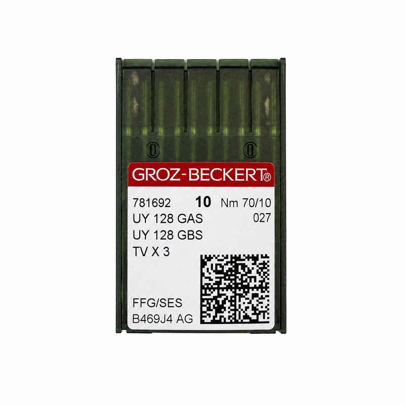 NEEDLES GROZ-BECKERT UY-128 GAS - TV X 3 (1PK - 10 NEEDLES)