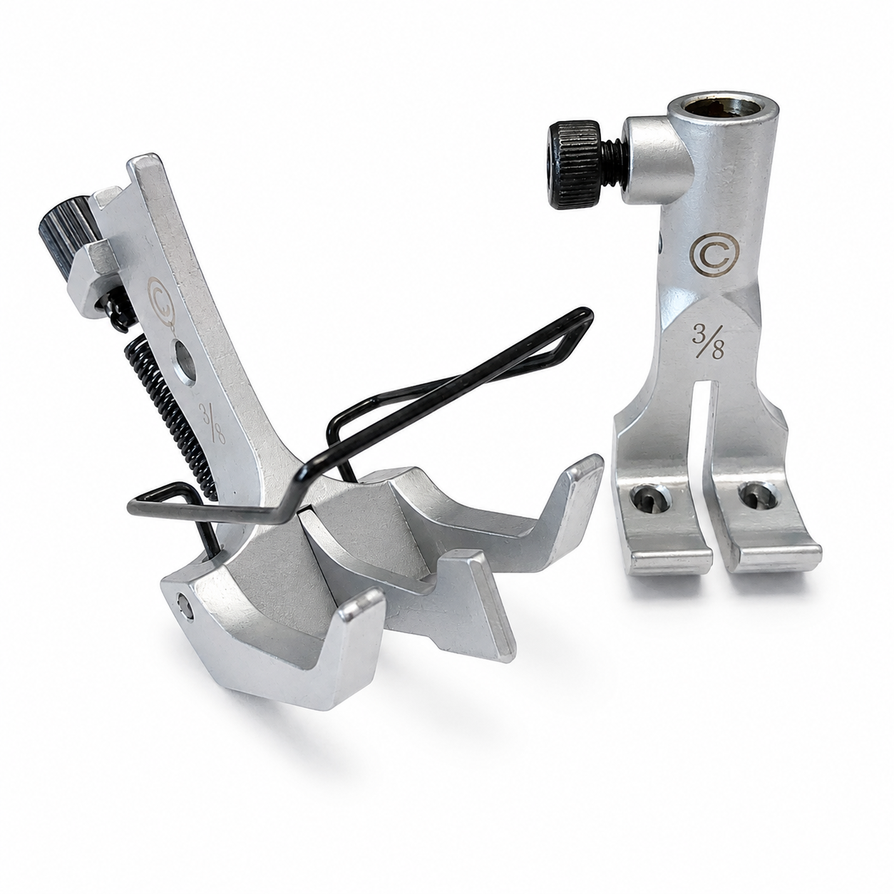 Double Needle Presser Foot with Guide for Industrial Sewing Machines