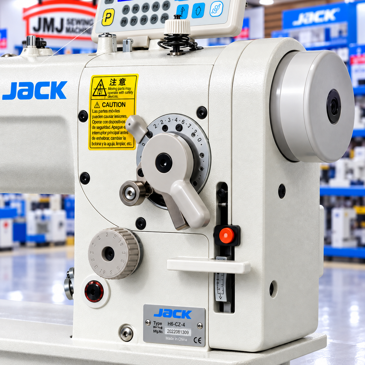 JACK® JK-T2284B-4E Single Needle Standard & 3-Step Zigzag Direct Drive Industrial Sewing Machine – Complete with Table & Stand