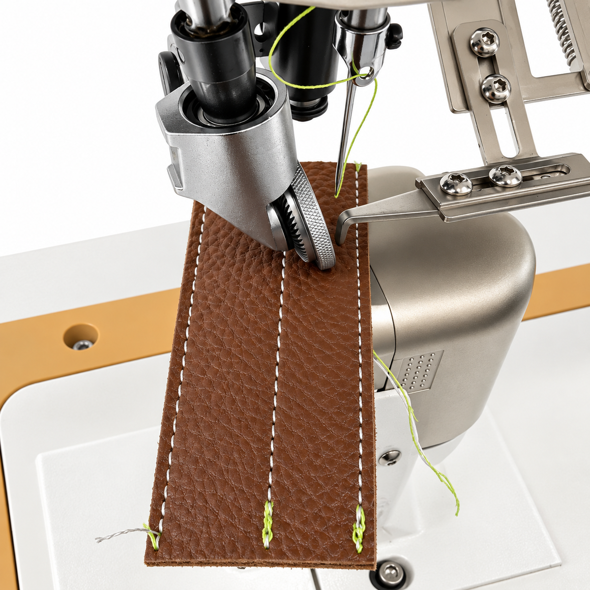 JACK® JK-S7-91-T Single Needle Post-Bed Triple Feed Industrial Lockstitch Sewing Machine – Complete with Table & Stand