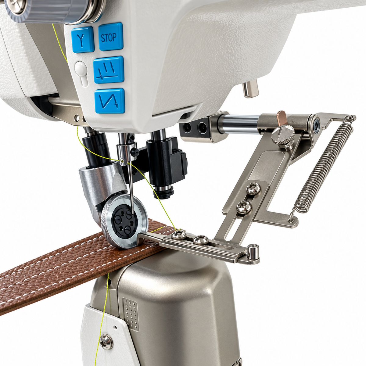 JACK® JK-S7-91-T Single Needle Post-Bed Triple Feed Industrial Lockstitch Sewing Machine – Complete with Table & Stand