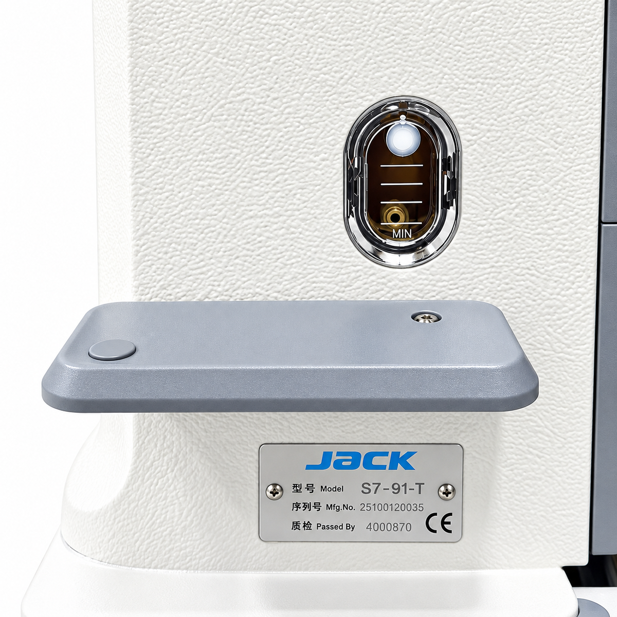JACK® JK-S7-91-T Single Needle Post-Bed Triple Feed Industrial Lockstitch Sewing Machine – Complete with Table & Stand