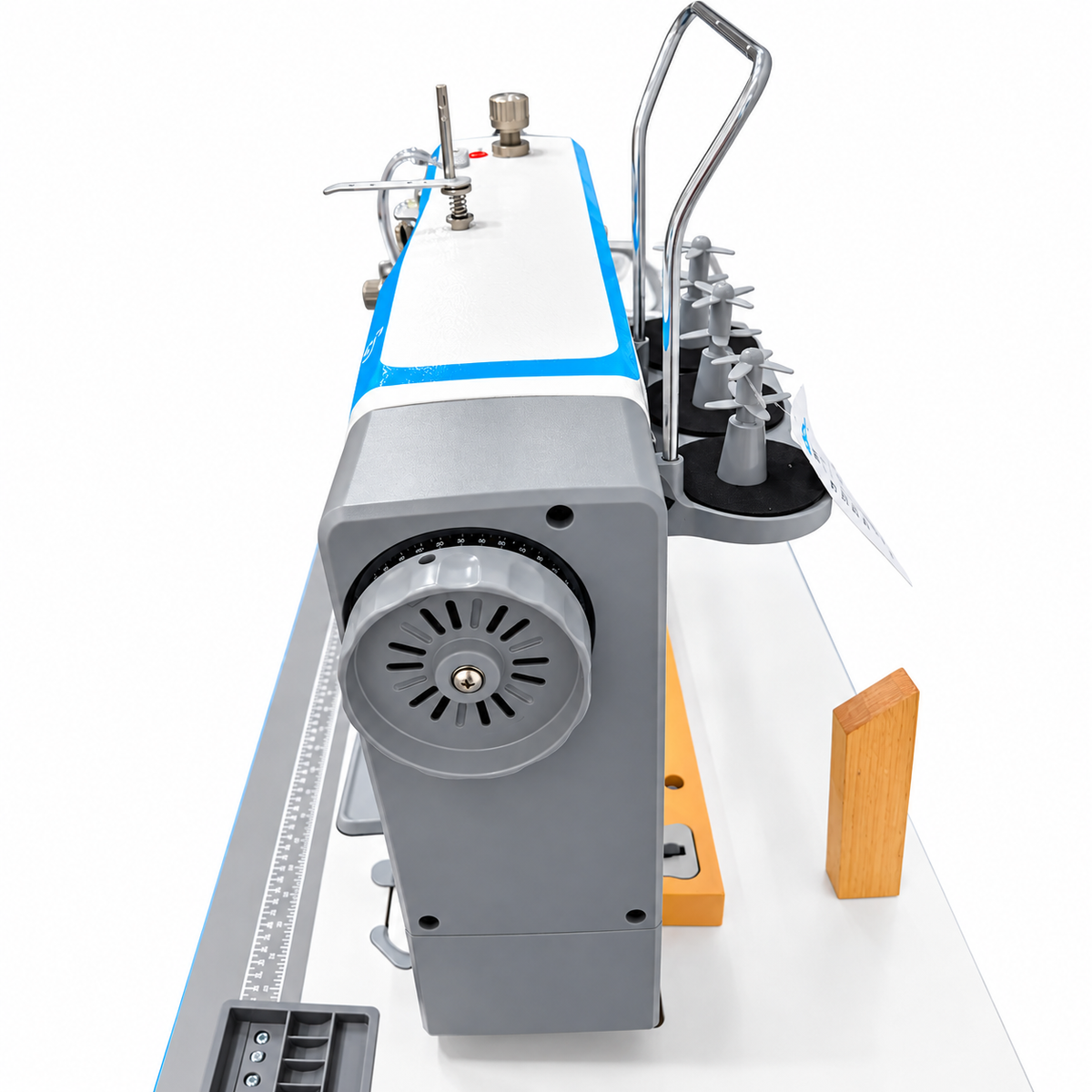 JACK® JK-S7-91-T Single Needle Post-Bed Triple Feed Industrial Lockstitch Sewing Machine – Complete with Table & Stand