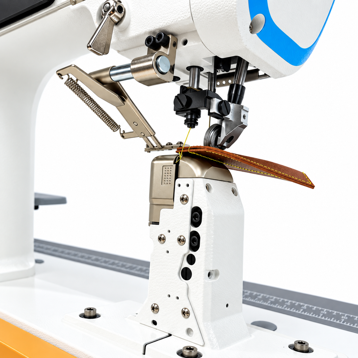 JACK® JK-S7-91-T Single Needle Post-Bed Triple Feed Industrial Lockstitch Sewing Machine – Complete with Table & Stand