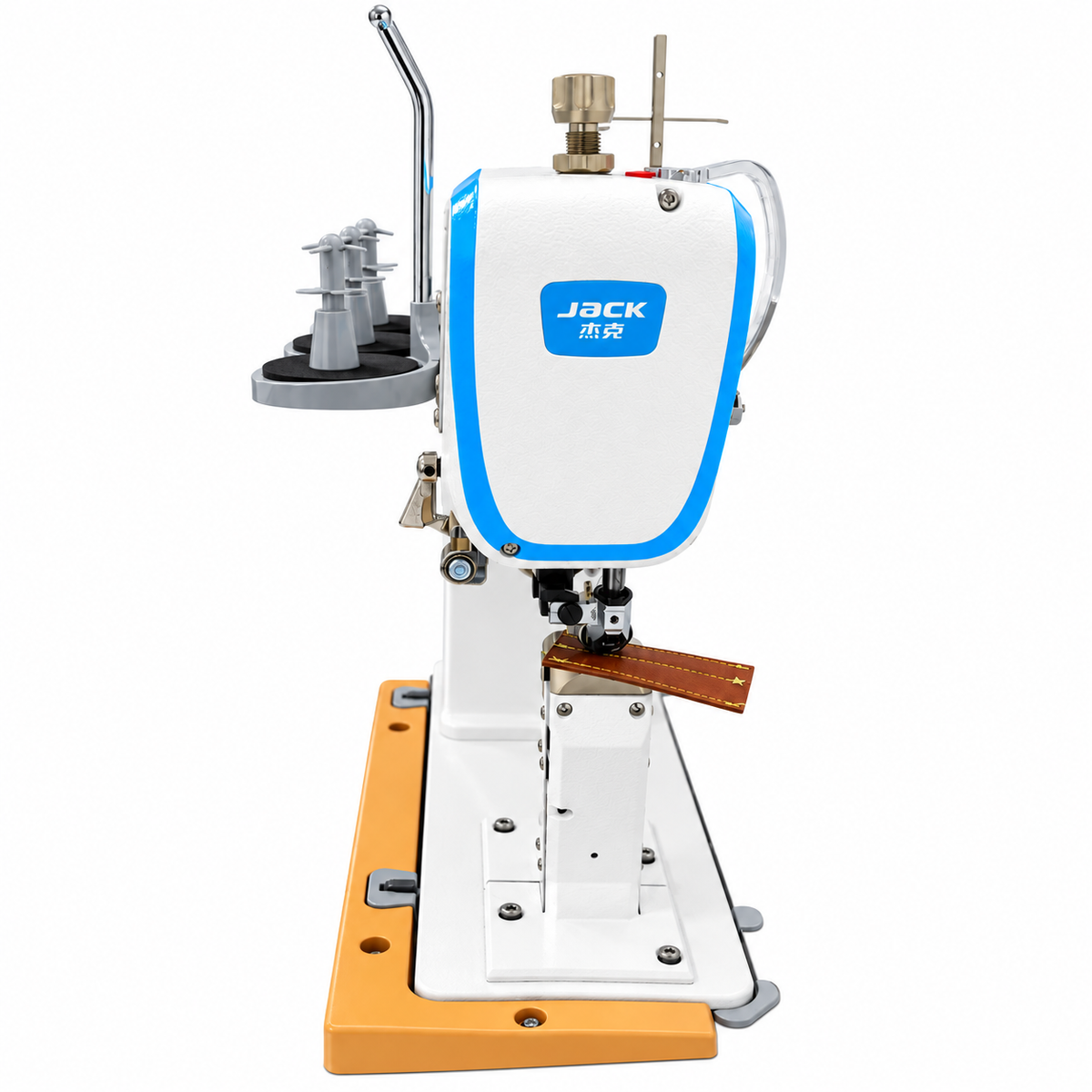 JACK® JK-S7-91-T Single Needle Post-Bed Triple Feed Industrial Lockstitch Sewing Machine – Complete with Table & Stand
