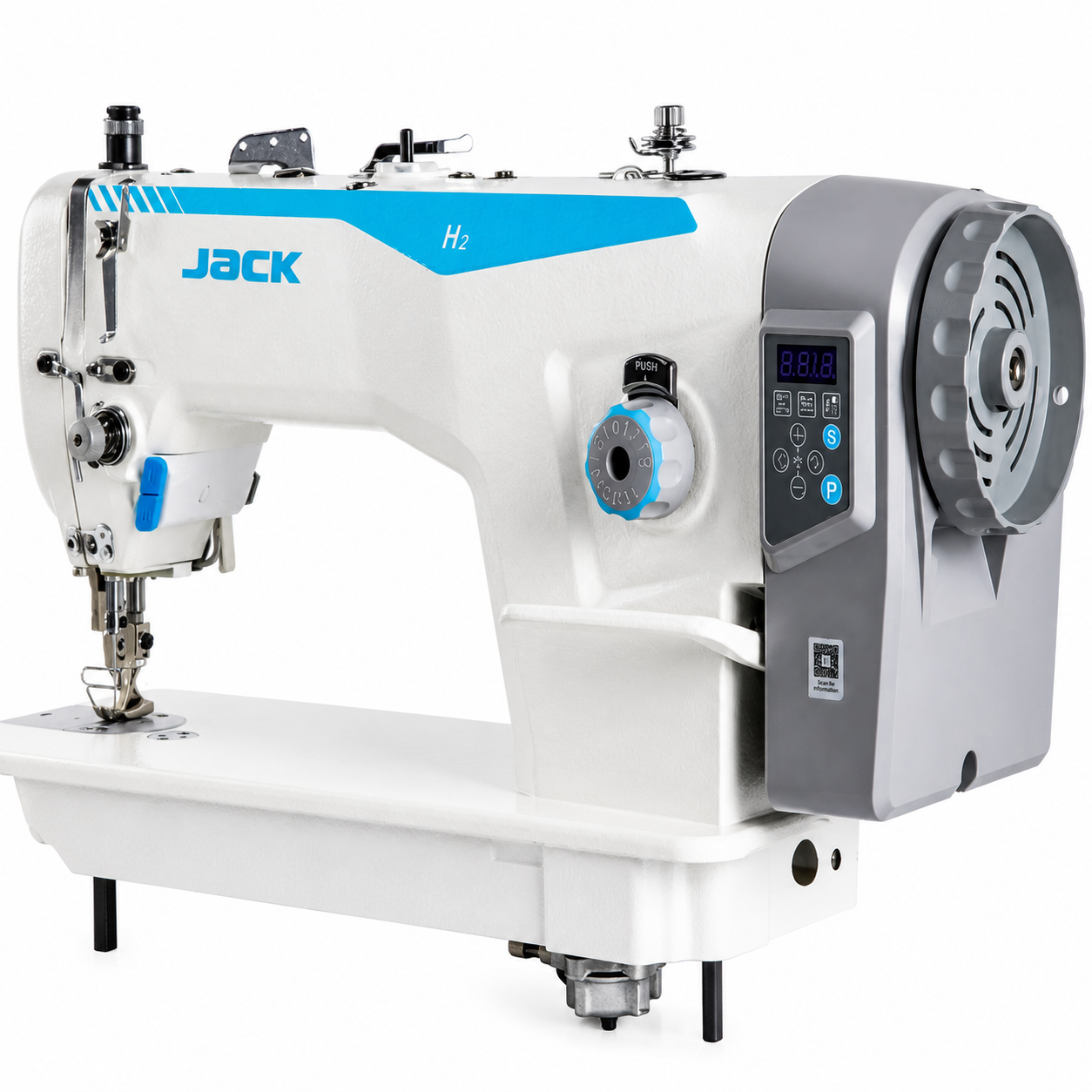 JACK® H2-A-CZ Single Needle Direct Drive Industrial Sewing Machine