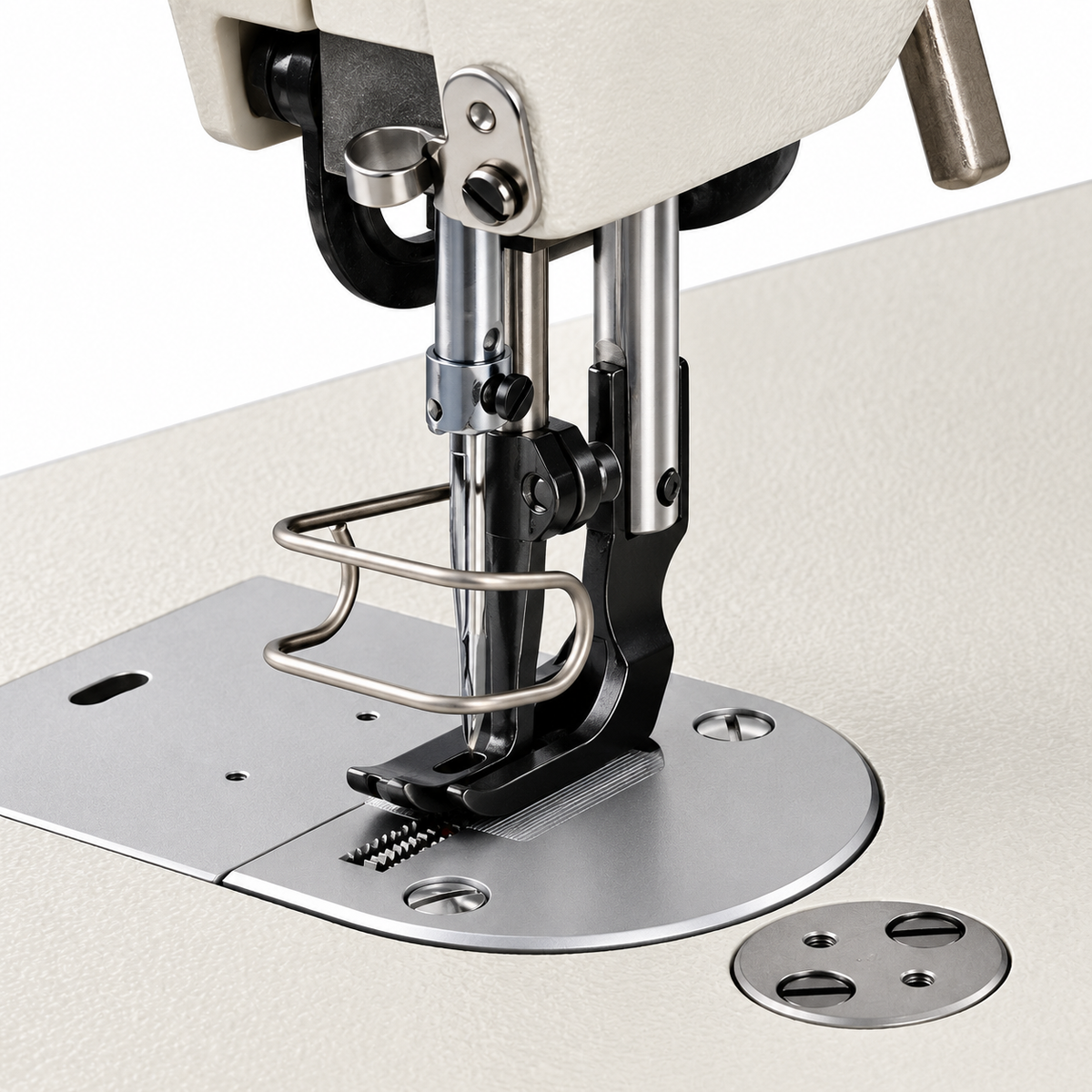 CONSEW® P1206RB-1 Single Needle Walking Foot Industrial Sewing Machine – Complete with Table & Stand