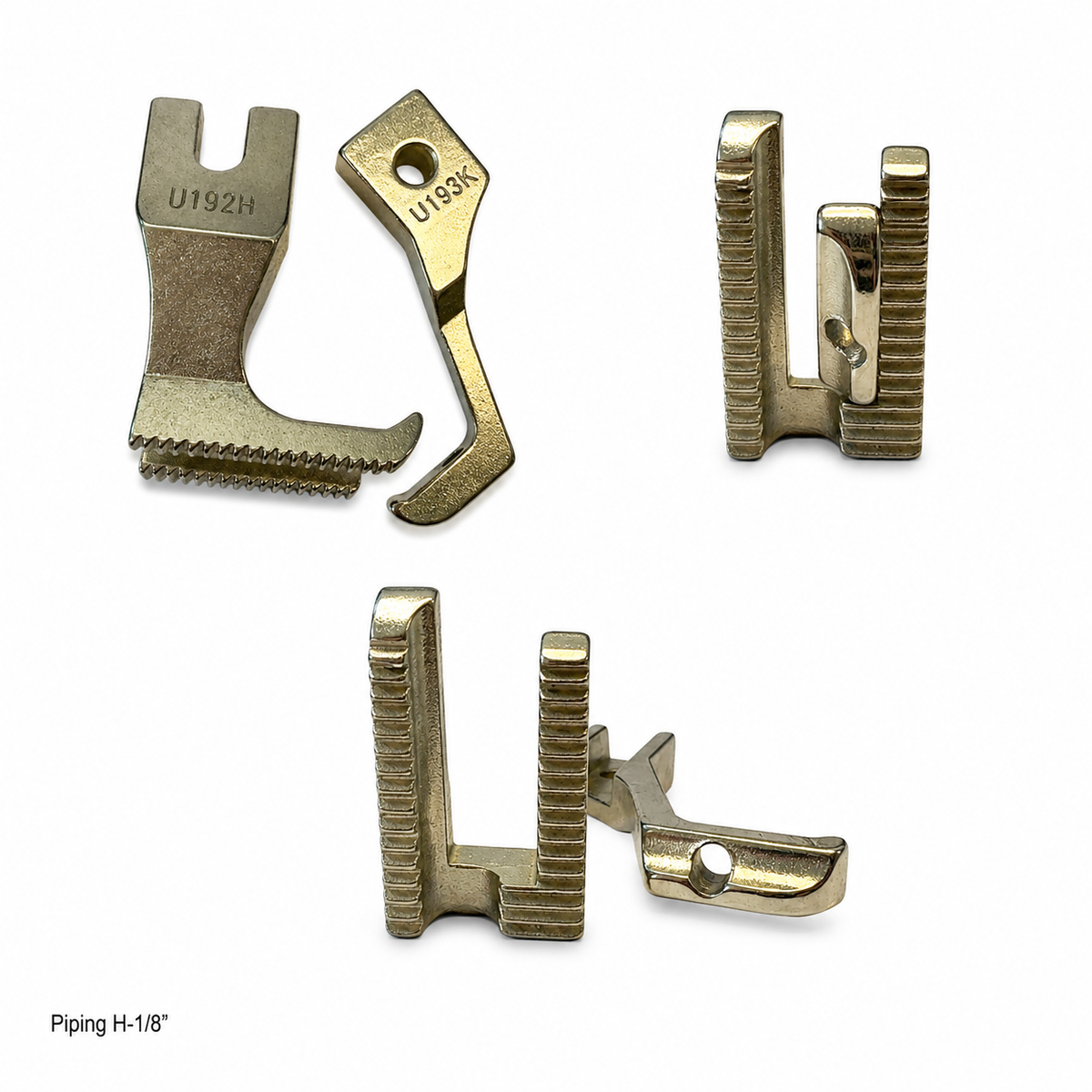 Welting / Piping With Groove Walking Presser Foot Set