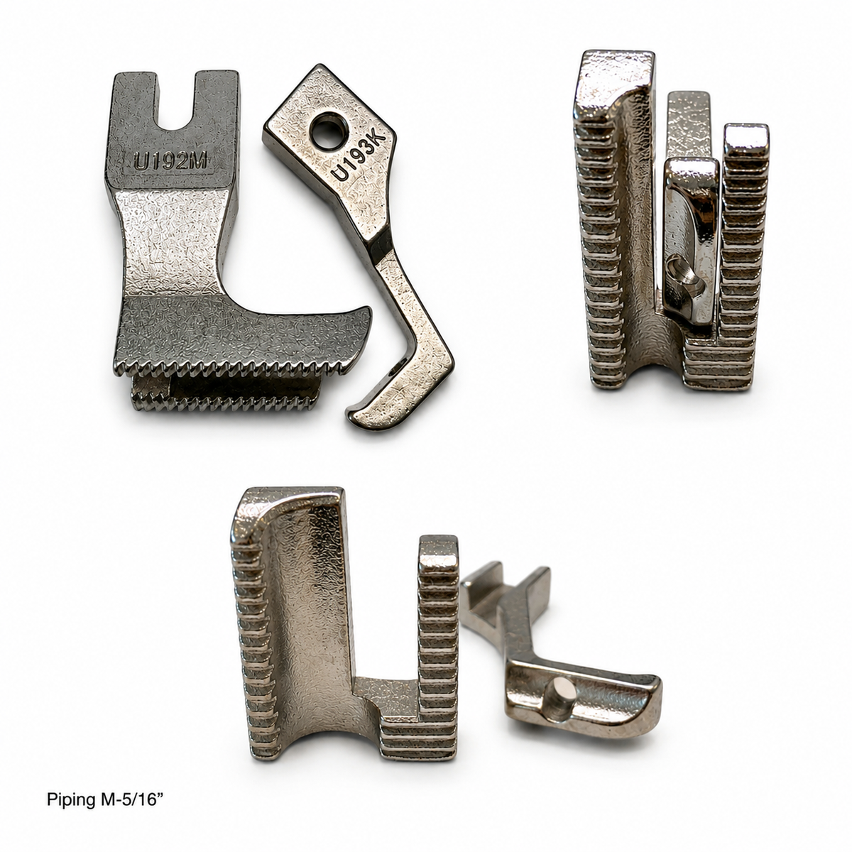 Welting / Piping With Groove Walking Presser Foot Set