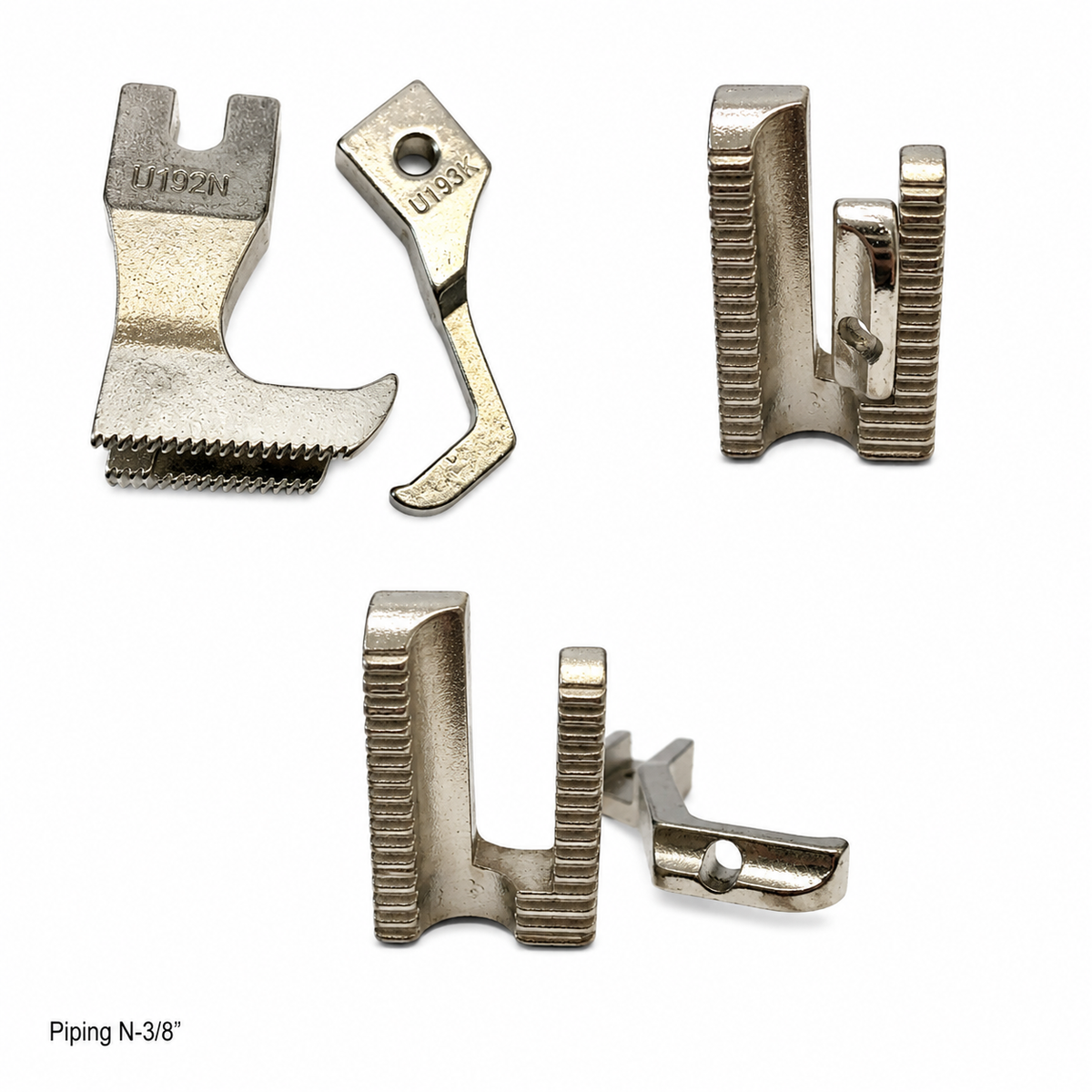 Welting / Piping With Groove Walking Presser Foot Set