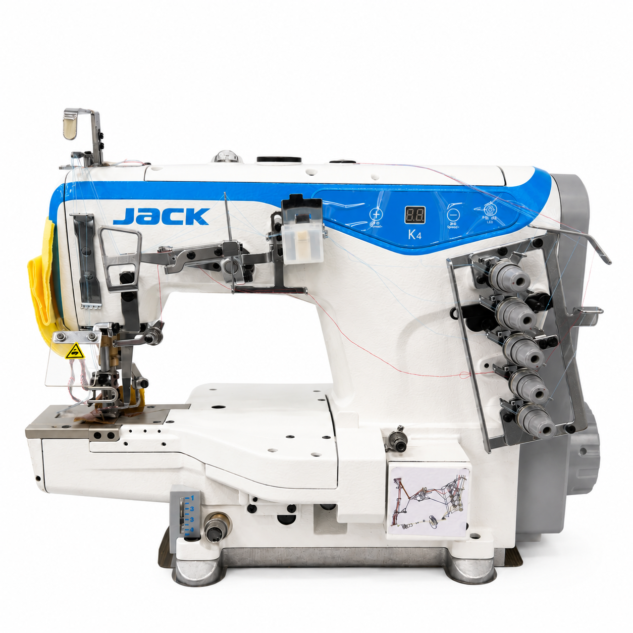 JACK® K4-D-01GBX364 - Direct Drive Energy Saving Cylinder Bed Interlock