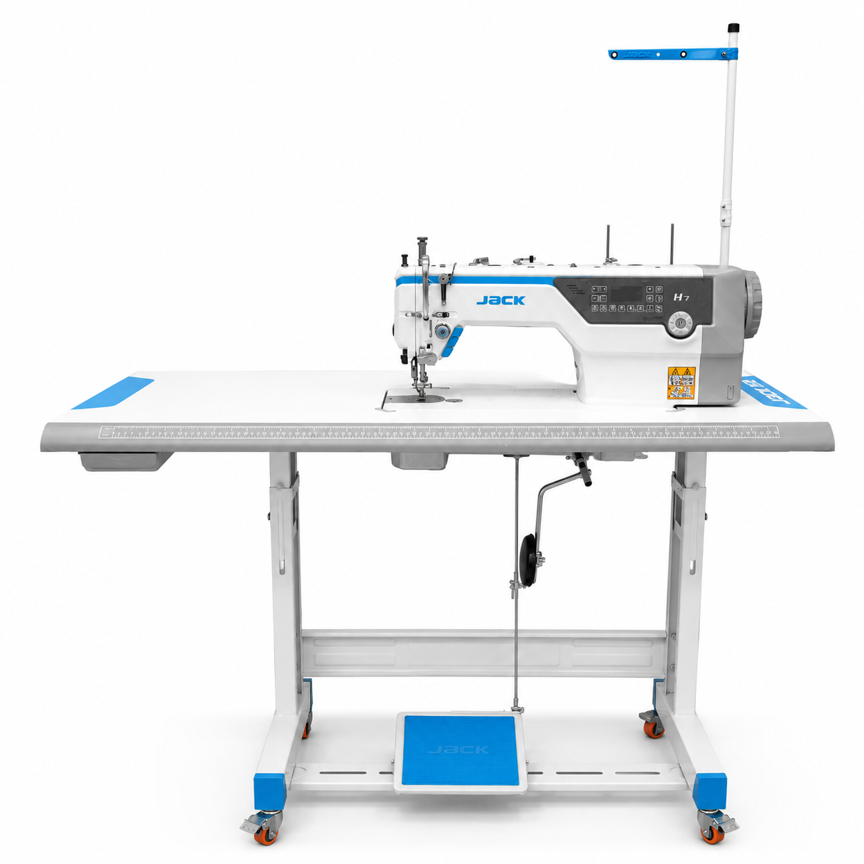 JACK® JK-H7-C Single Needle Top & Bottom Feed Walking Foot Industrial Sewing Machine