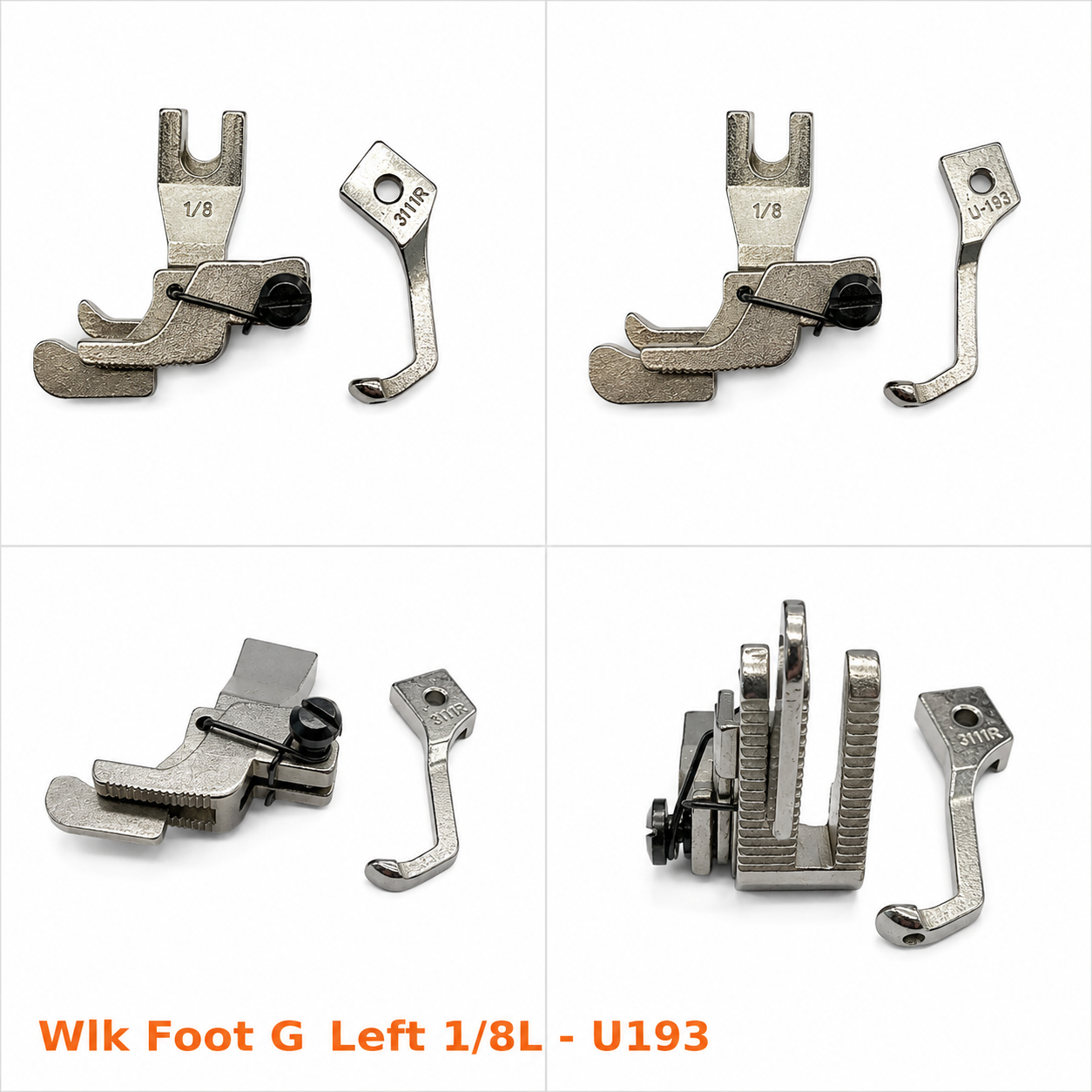 Walking Foot Guide Presser, Right/Left Edge Guide for Industrial Sewing Machine