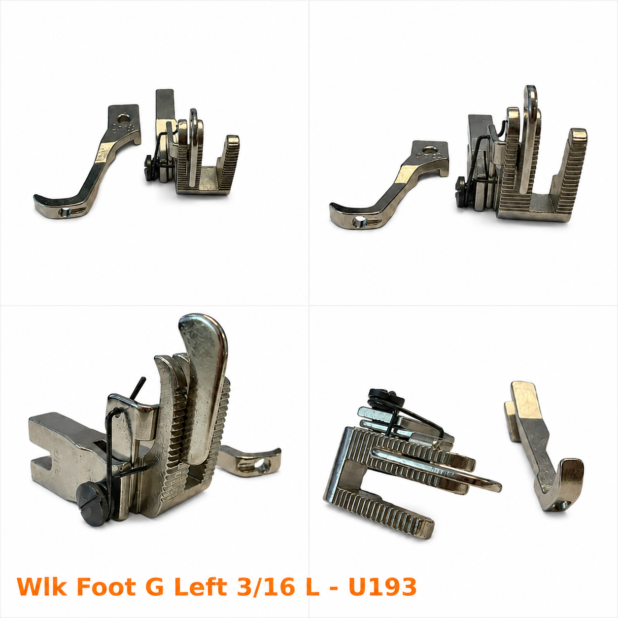 Walking Foot Guide Presser, Right/Left Edge Guide for Industrial Sewing Machine