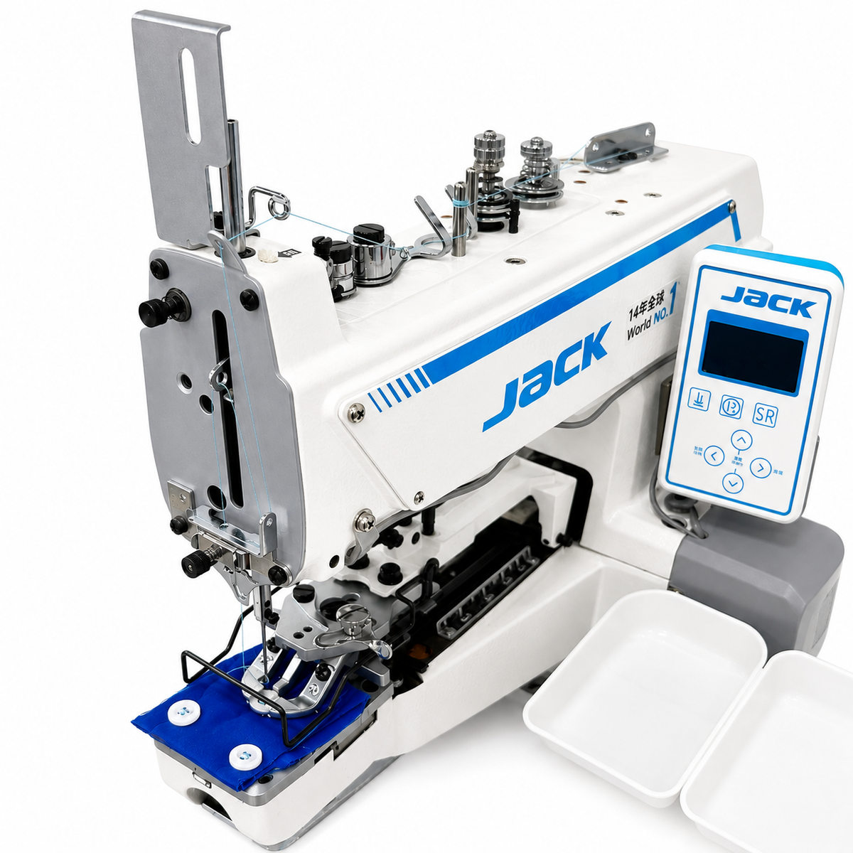 JACK® JK-T1377G-Z Electronic Button Sewing Machine
