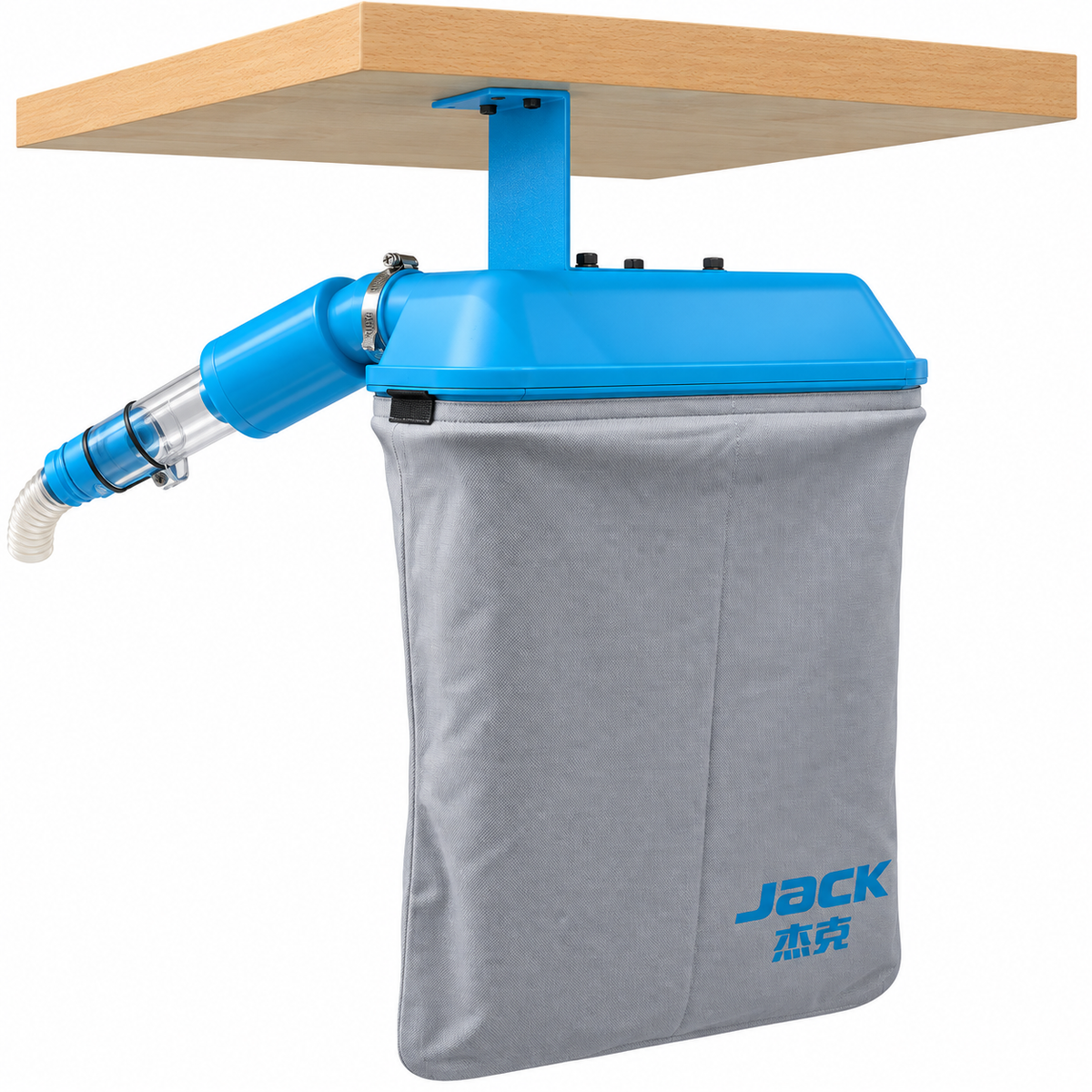 JACK® C5W-4-M03/333/KS High-Speed Automatic  Preneumatic  4-Thread Overlock Industrial Sewing Machine – Complete with Table & Stand