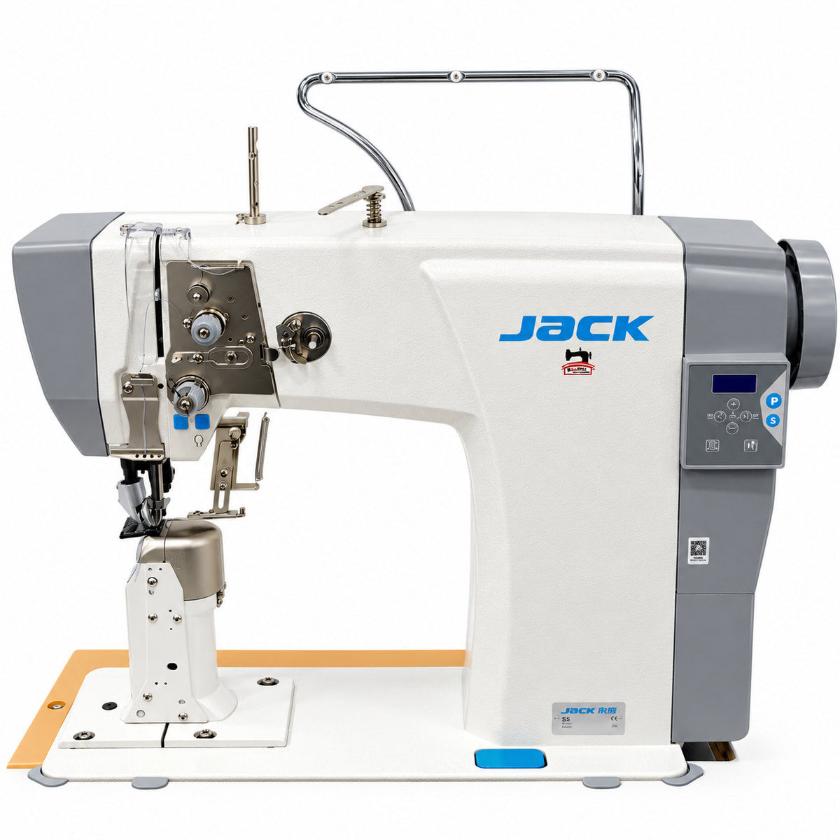 JACK® JK-6591C Direct Drive Roller Feed Post-Bed Industrial Sewing Machine – Complete with Table & Stand