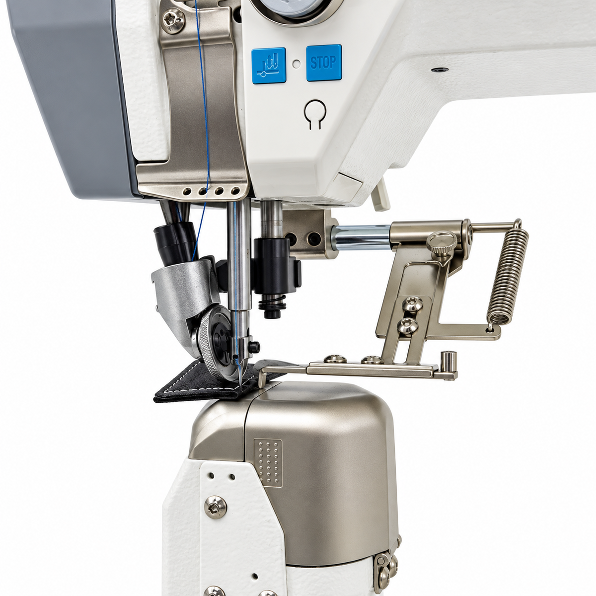 JACK® JK-6591C Direct Drive Roller Feed Post-Bed Industrial Sewing Machine – Complete with Table & Stand