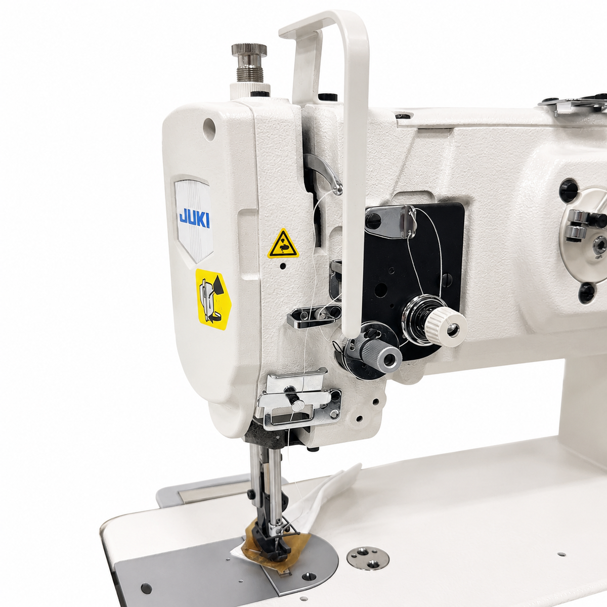 JUKI® DNU-1541 Single Needle Heavy-Duty Unison Feed Walking Foot Industrial Sewing Machine – Complete with Table & Stand