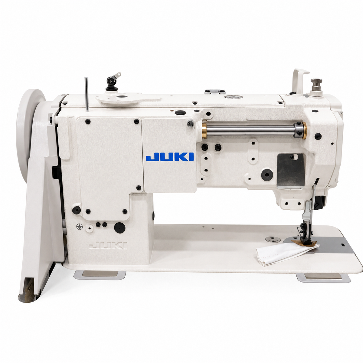 JUKI® DNU-1541 Single Needle Heavy-Duty Unison Feed Walking Foot Industrial Sewing Machine – Complete with Table & Stand