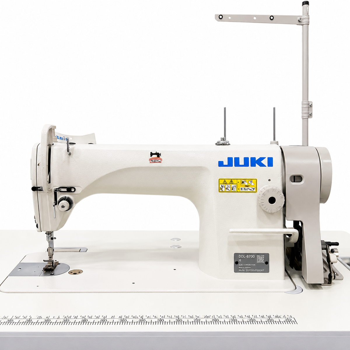 JUKI® DDL-8700H Heavy-Duty Single Needle Industrial Lockstitch Sewing Machine – Complete with Table & Stand