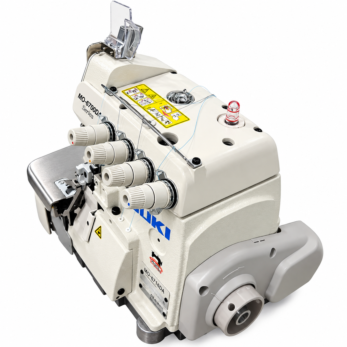 JUKI® MO-6716DA-DE4-40H 5-Thread Overlock Industrial Sewing Machine – Complete with Table & Stand