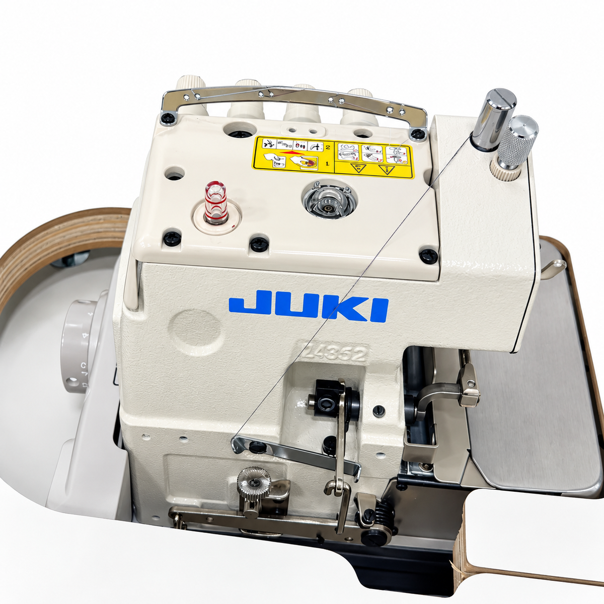JUKI® MO-6716DA-DE4-40H 5-Thread Overlock Industrial Sewing Machine – Complete with Table & Stand