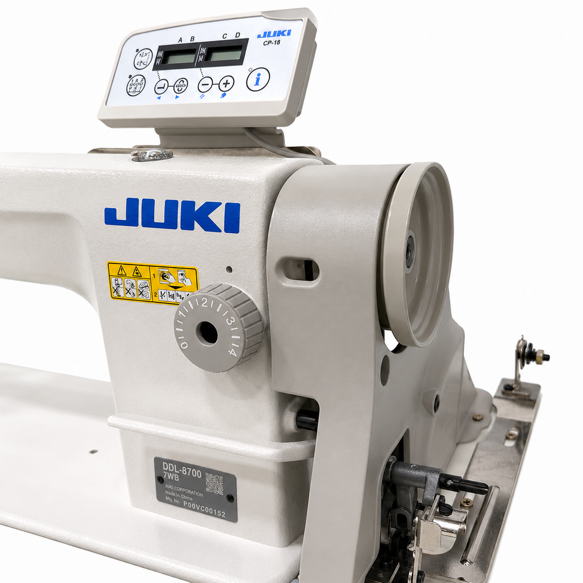 JUKI® DDL-8700-7WB Automatic Single Needle Industrial Lockstitch Sewing Machine – Complete with Table & Stand